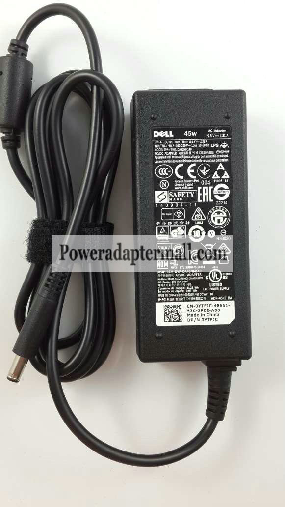 Original 45W Dell XPS 12/13 Series Ultrabook AC Adapter Charger